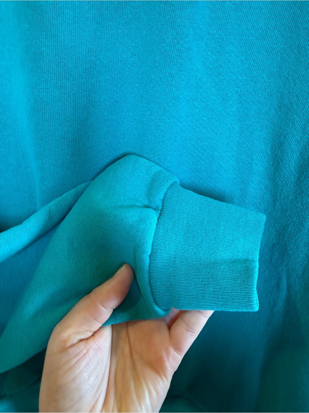 Jerzees Siemens Crewneck Sweatshirt Teal - Picture 4 of 5